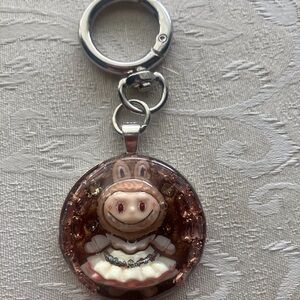 Handmade Kawaii “Labubu” Bag Charm/Key Chain with Rhinestones